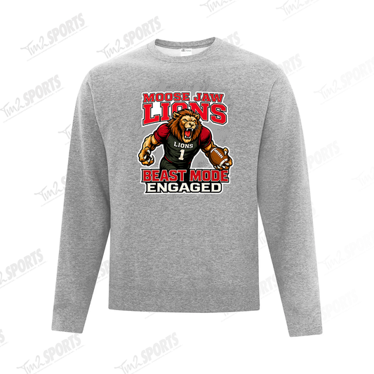 MJLI25 - Fleece Crewneck Sweatshirt - Grey