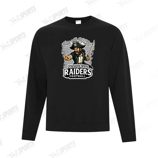 MJRA25 - Fleece Crewneck Sweatshirt - Black