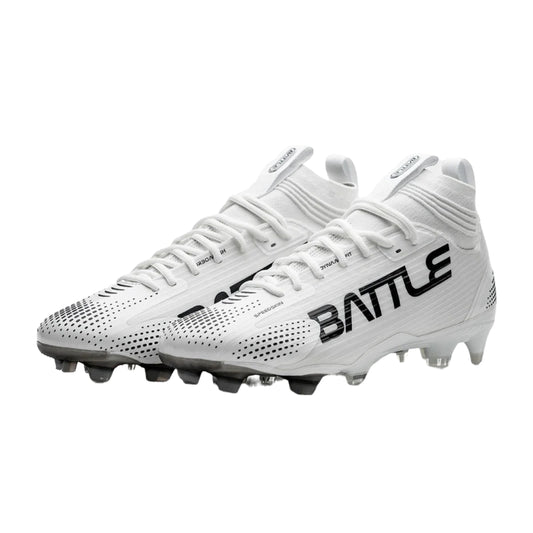Battle - AstroFly Football Cleats - White