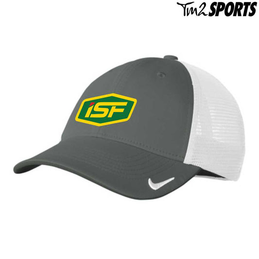 ISF2025 - Nike Stretch-to-Fit Mesh Back Cap - Grey/White