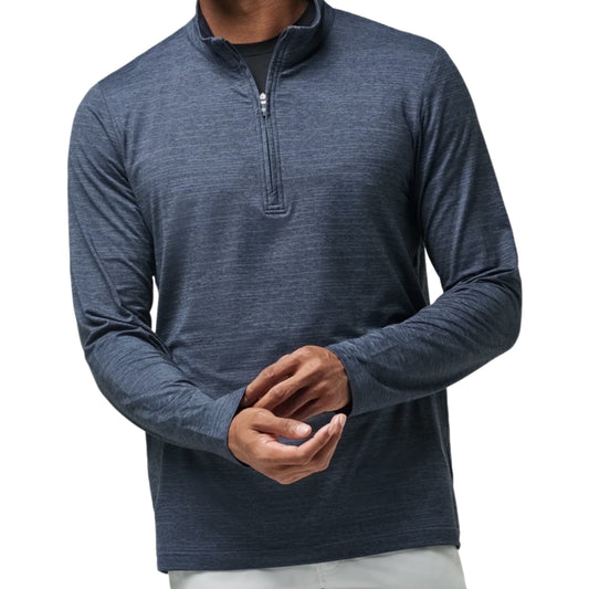 Travis Mathew The Heater 1/4 Zip - Vintage Indigo