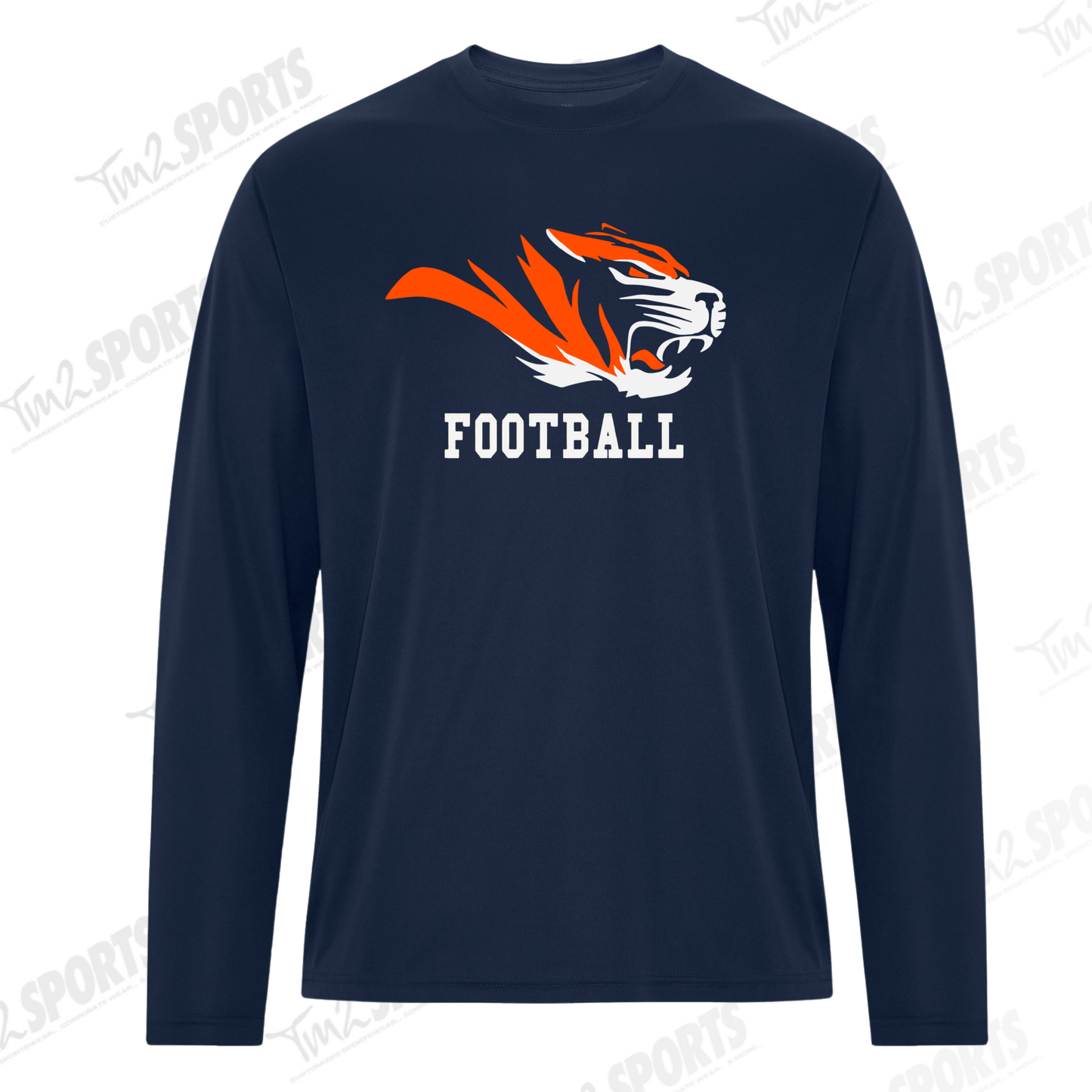 TDFB26 - Essential Performance Long Sleeve Tee - Navy