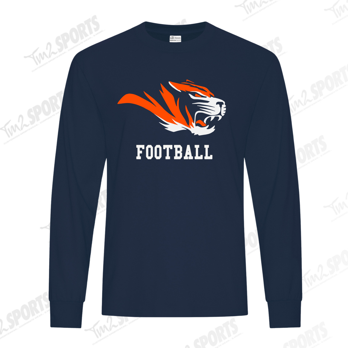 TDFB26 - COACHES ONLY - Everyday Cotton Blend Long Sleeve Tee - Navy