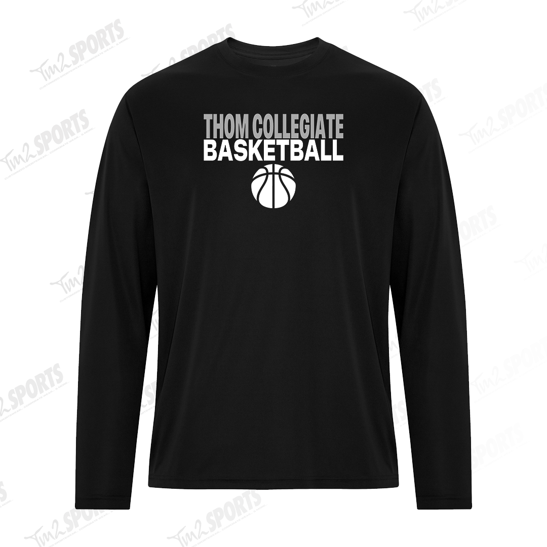 THATH25 - Essential Performance Long Sleeve Tee - Black