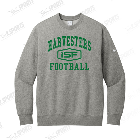 ISFIN - Nike Club Fleece Crew - Grey