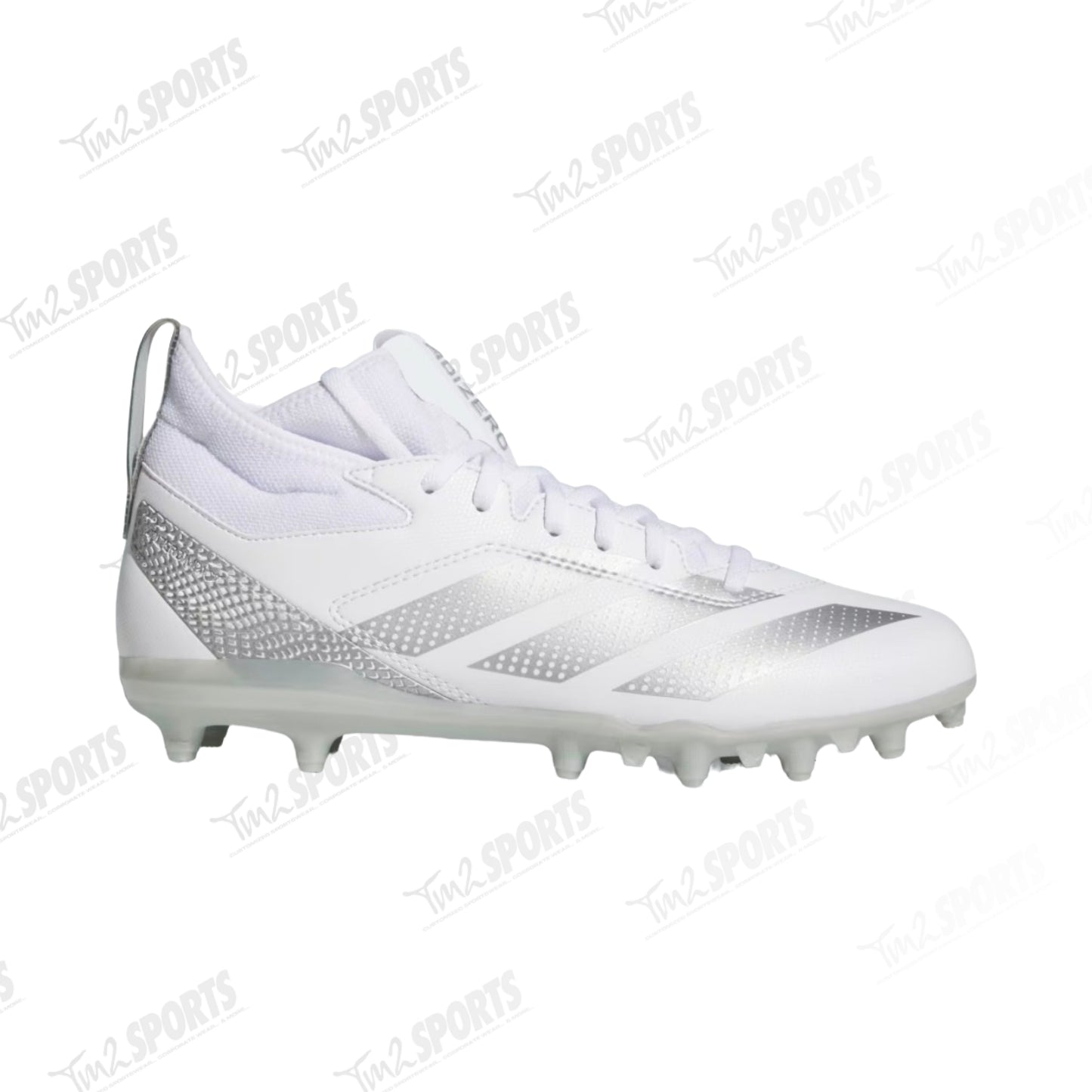 Adidas Adizero Impact.2 Football Cleats White/Silver
