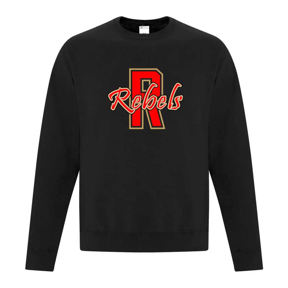 REBH24 - ATC Everyday Crew - Black w/Red logo