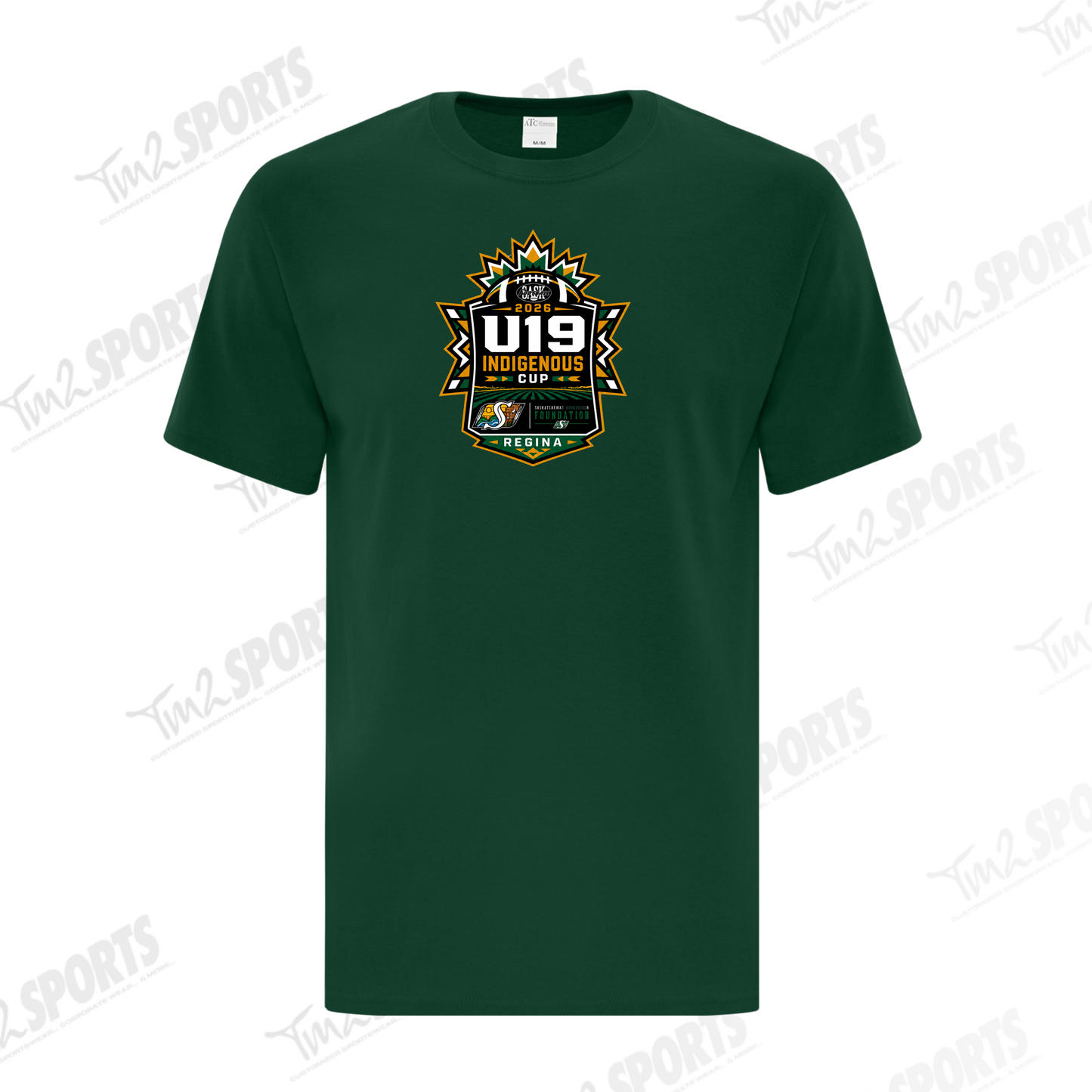 IND26 - Everyday Cotton Blend Tee- Forest