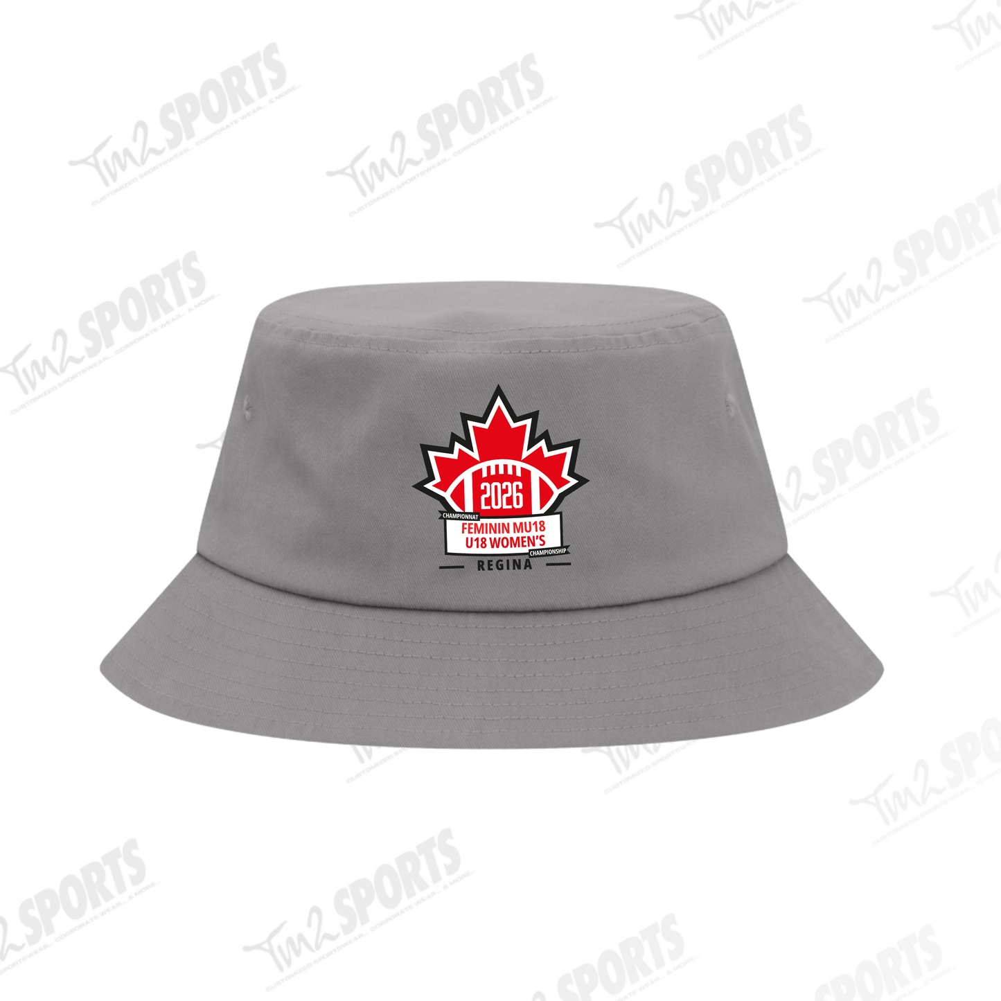 WOM26 - Cotton Twill Bucket Hat - Cement