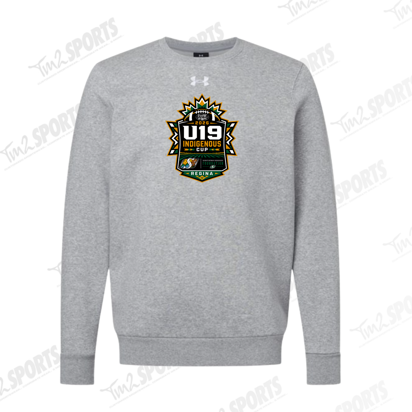 IND26 - Under Armour Fleece Crew - Grey