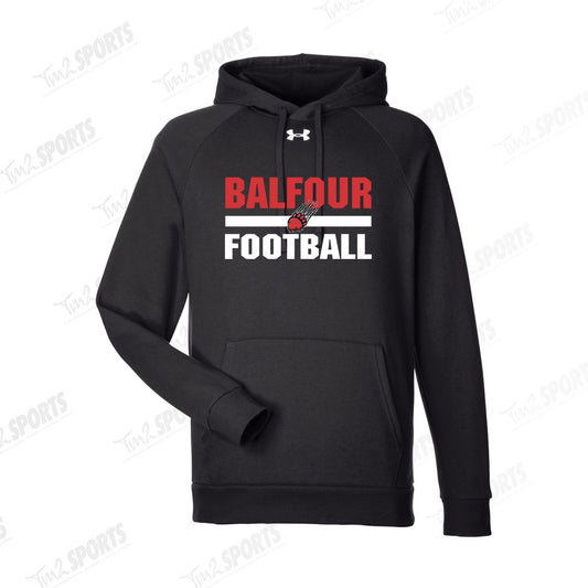 BFFB25 - Under Armour Rival Fleece Hoodie - Black