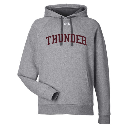 RTPLAY24 - Under Armour Men's Rival Fleece Hooded Sweatshirt - Grey