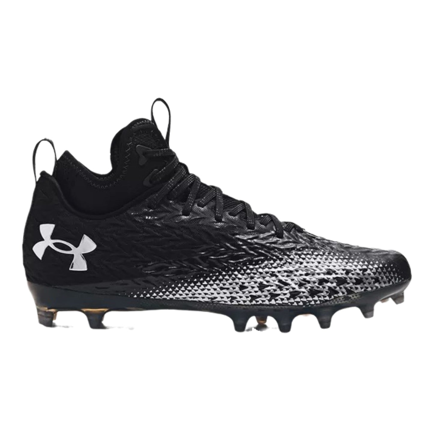 Under Armour Men’s Spotlight Clone 3.0 Football Cleats - Black/Silver