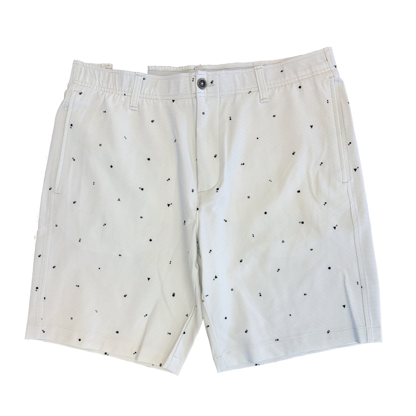 Under Armour Golf Printed Shorts White