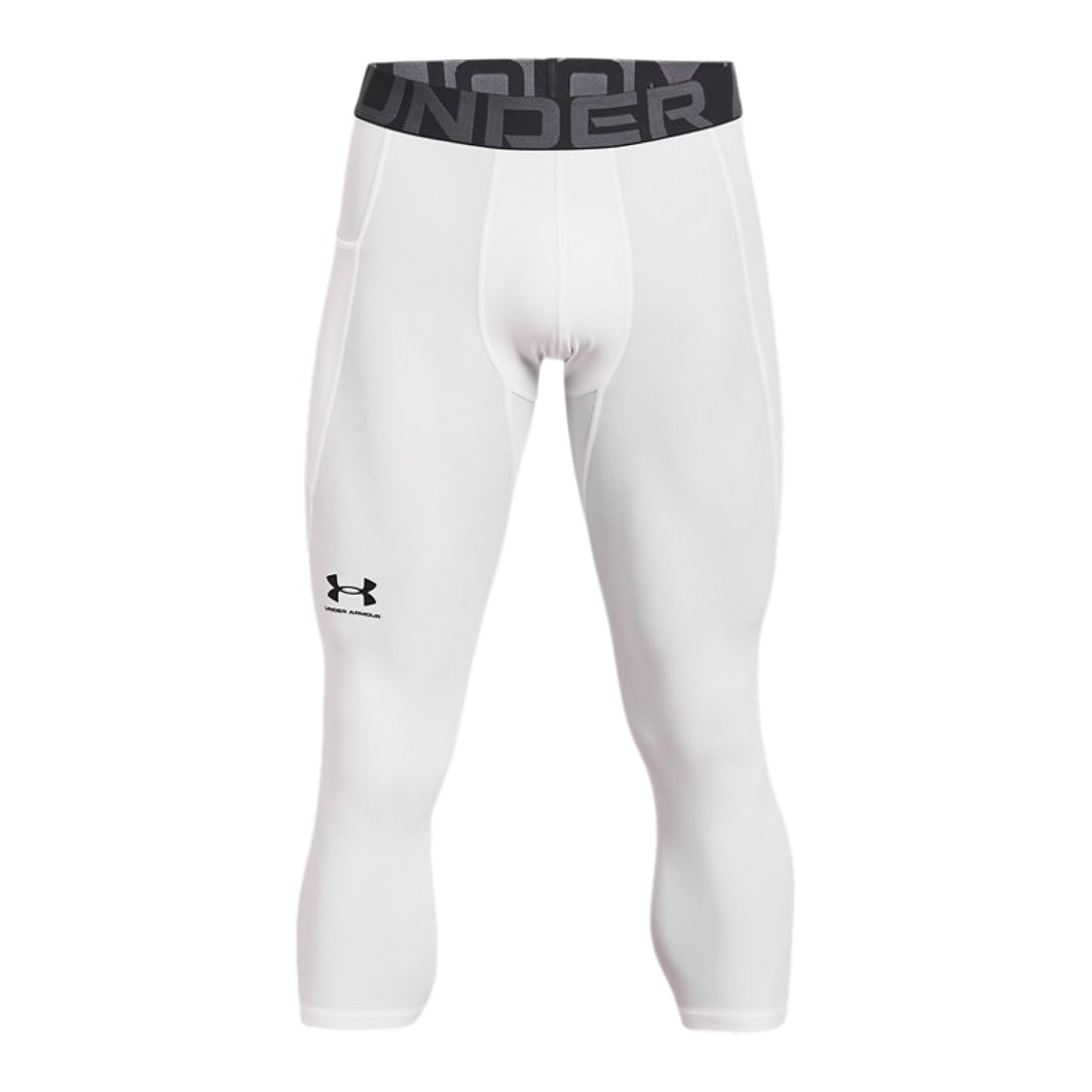 UA Heatgear Compression 3/4 Leggings White