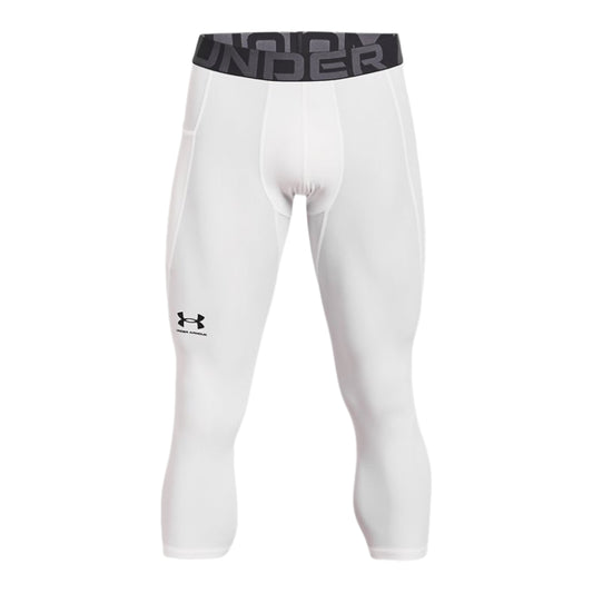 UA Heatgear Compression 3/4 Leggings White