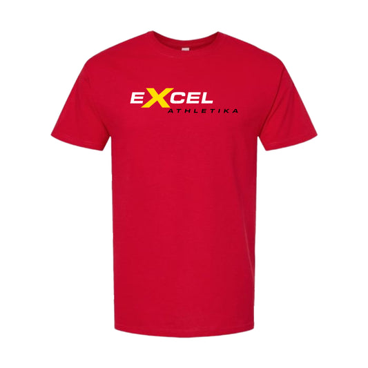 EX24 - Gold Touch Tee - Red - Full Logo