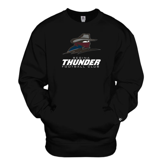TH24 - Athletic Fleece Pocket Crew - Black