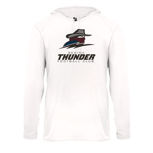 TH24 - Long Sleeve Tee Hoodie - White