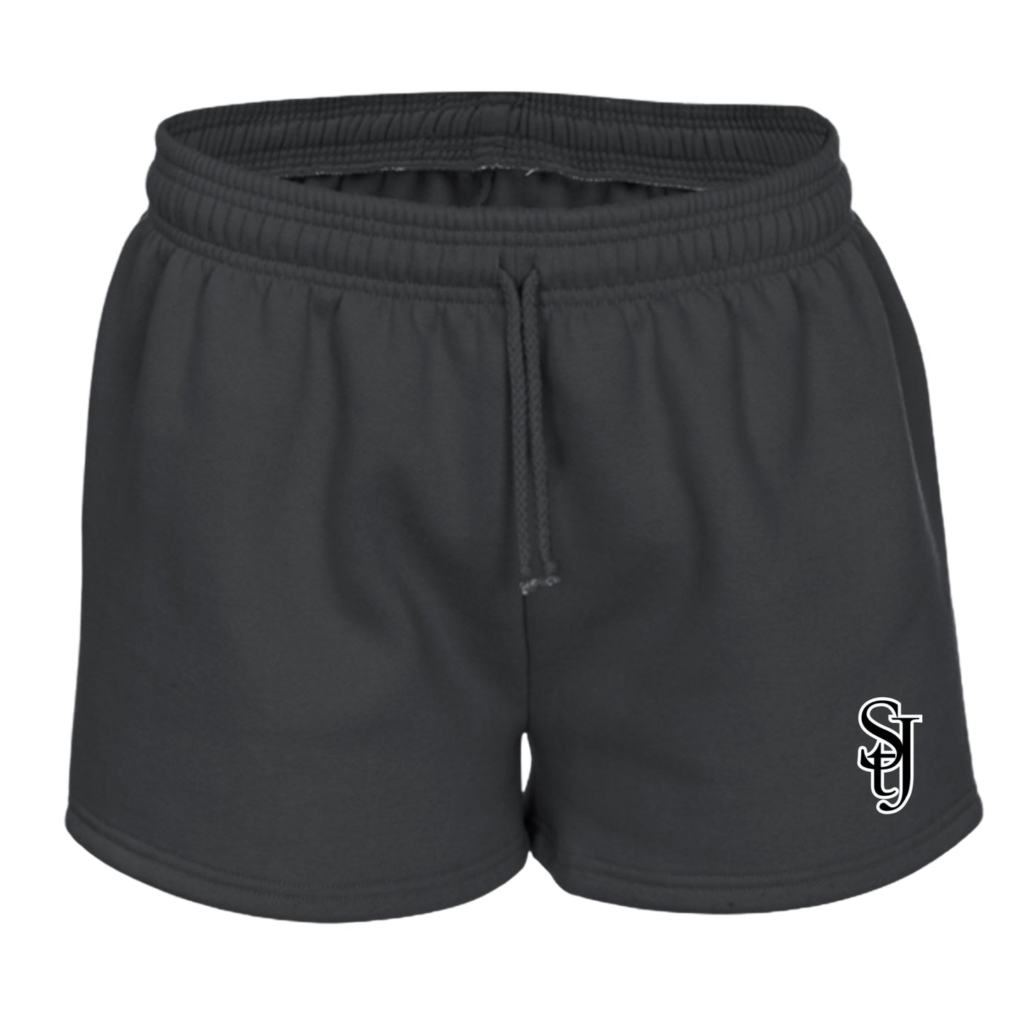 STJ24 - Ladies Athletic Fleece Shorts Black