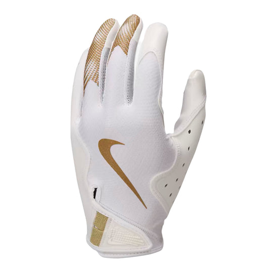 Nike Vapor Jet 8.0 Football Gloves - White/Gold