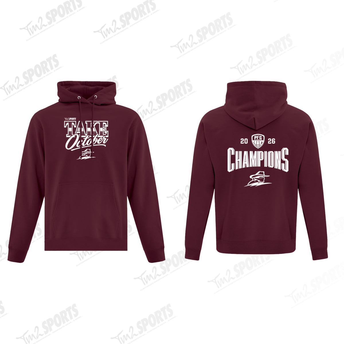 THCHAMP26 - Everyday Hoodie - Maroon