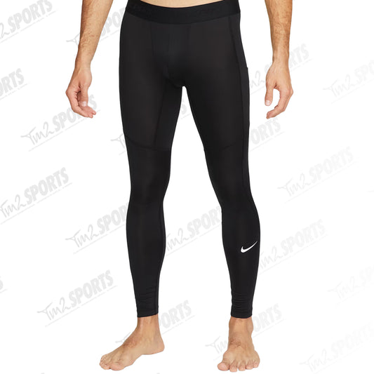 NIKE Pro Men's Dri-FIT Full Length Fitness Tights Black