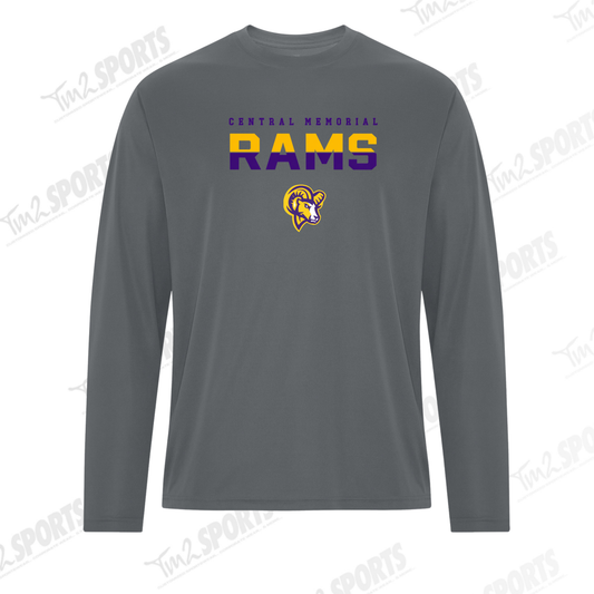 CMHS26 - Essential Performance Long Sleeve Tee - Gray