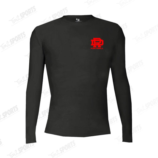 DFB25 - Sport Pro-Compression Long Sleeve Shirt - Black