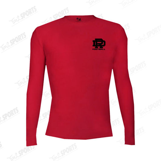 DFB25 - Sport Pro-Compression Long Sleeve Shirt - Red
