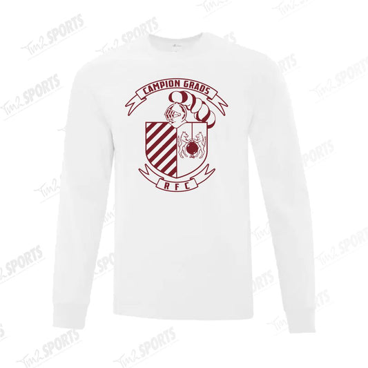 CAMP25 - Cotton Long Sleeve Tee - White