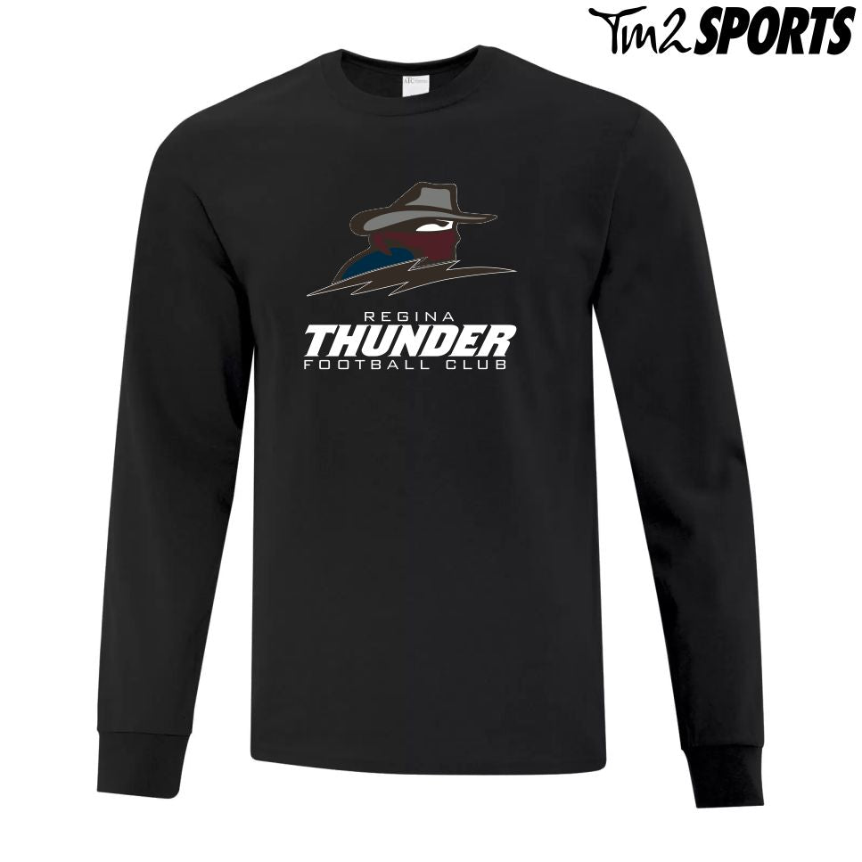 RTFAN25 - Cotton Long Sleeve Tee - Black