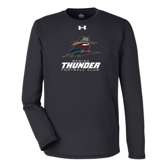RTPLAY24 - Under Armour Men's Team Tech Long Sleeve T-Shirt -Black