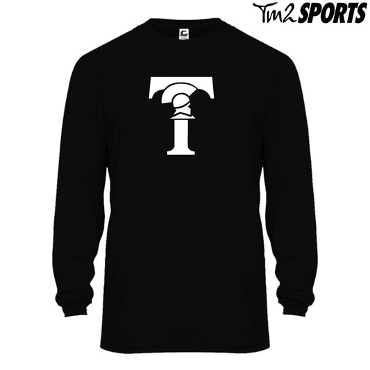 THOM25 - Tri-blend Long Sleeve Tee - Black