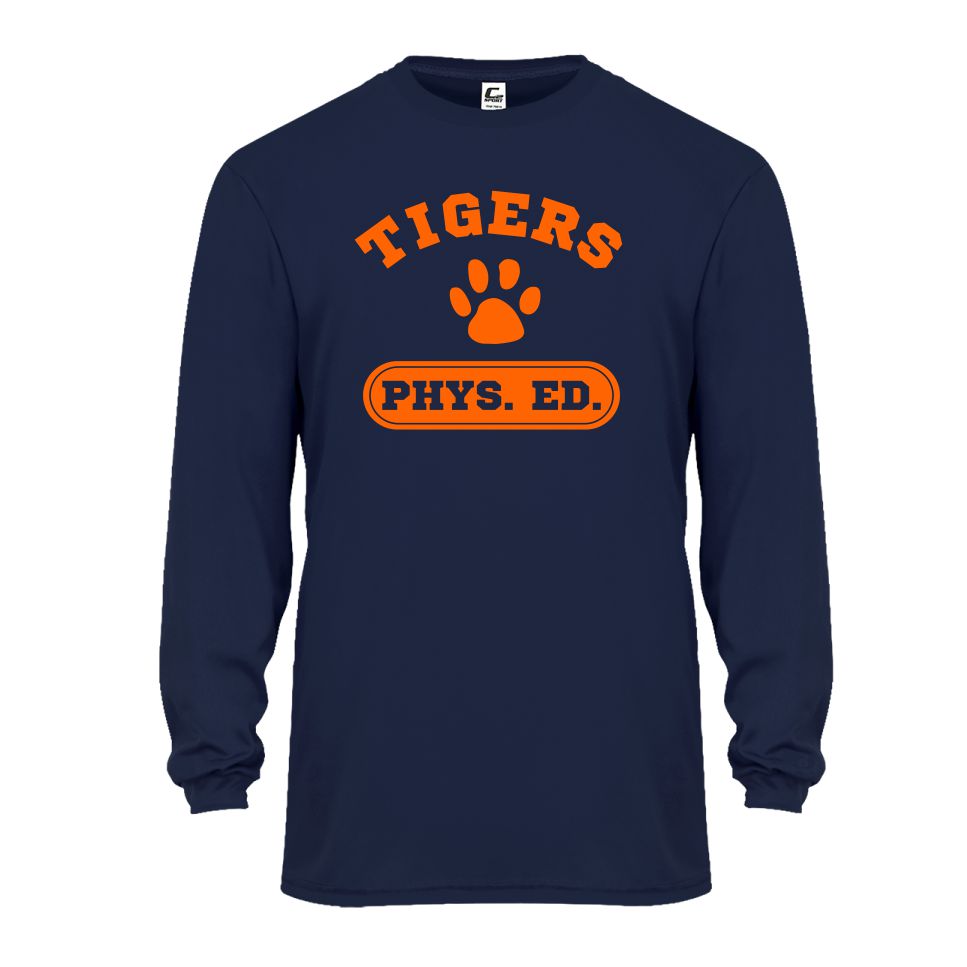 TMPE26 - Essential Performance Long Sleeve Tee - Navy