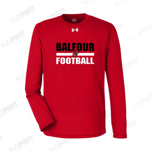 BFFB25 - Under Armour Team Tech™ Long Sleeve T-Shirt - Red