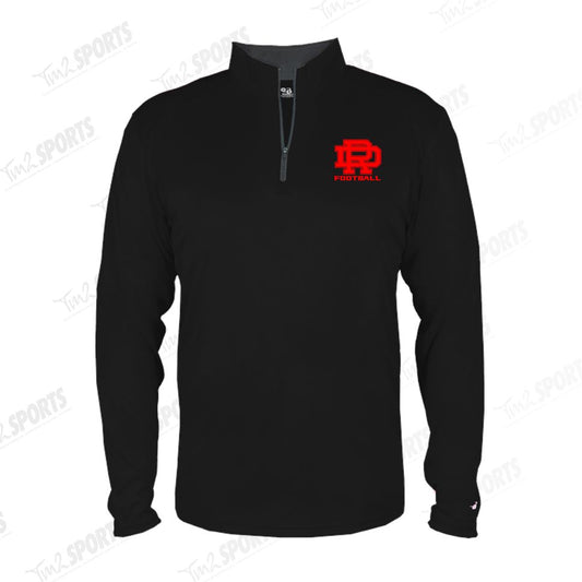 DFB25 - Long Sleeve 1/4 Zip - Black
