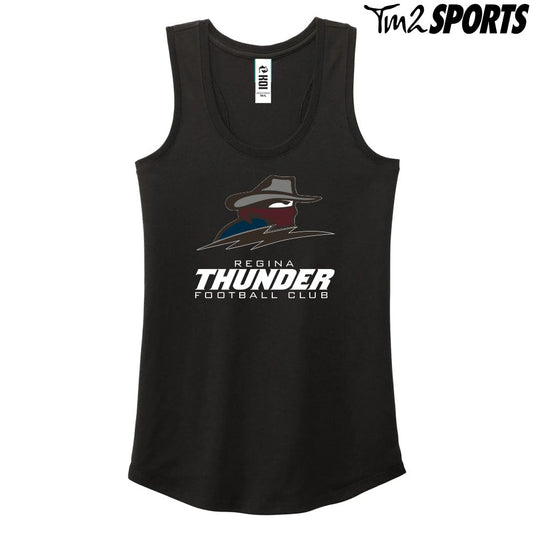 RTFAN25 - Ladies KOI Racerback Tank - Black
