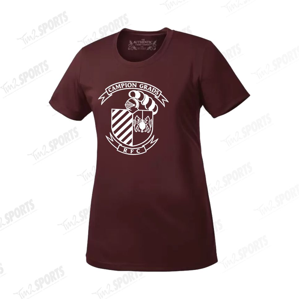 CAMP25 - Ladies ProTeam Short Sleeve Tee - Maroon