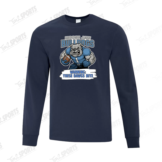 MJBU25 - Cotton Long Sleeve Tee - Navy
