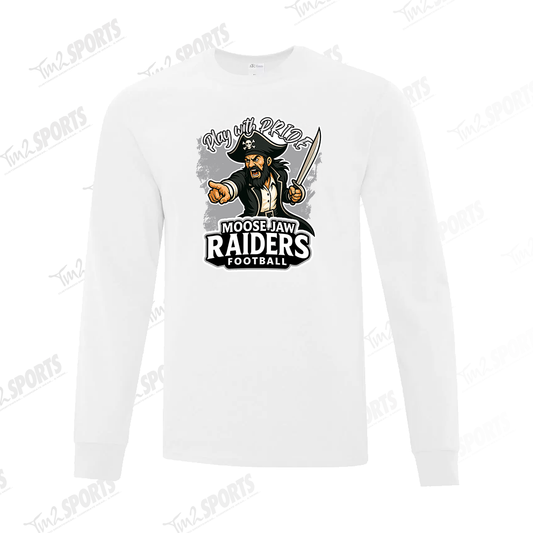 MJRA25 - Cotton Long Sleeve Tee - White