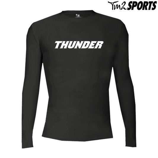 PLAY25 - Sport Pro-Compression Long Sleeve Shirt - Black