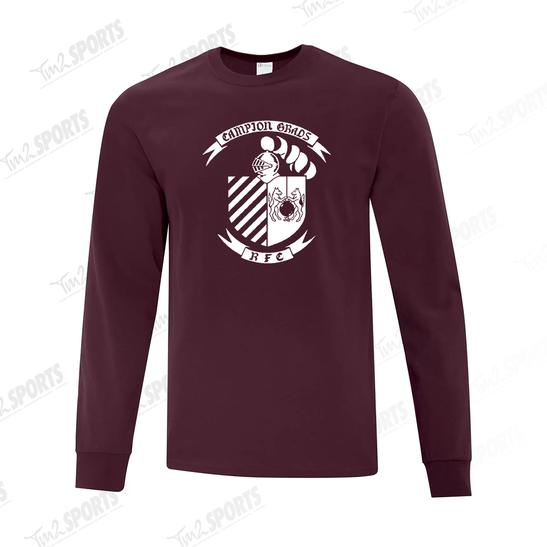 CAMP25 - Cotton Long Sleeve Tee - Maroon