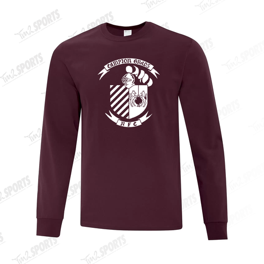 CAMP25 - Cotton Long Sleeve Tee - Maroon