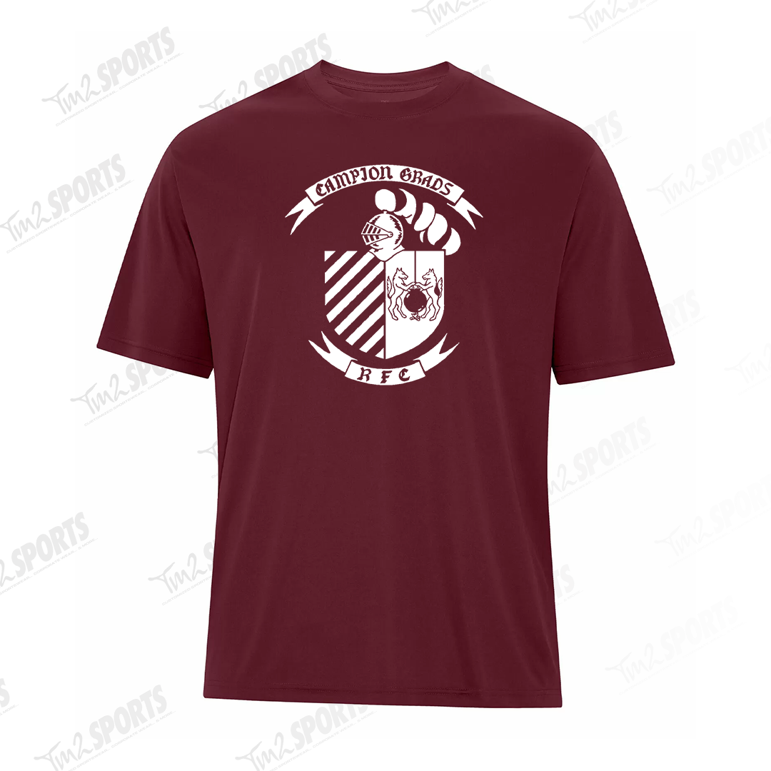 CAMP25 - Essential Performance Tee - Maroon