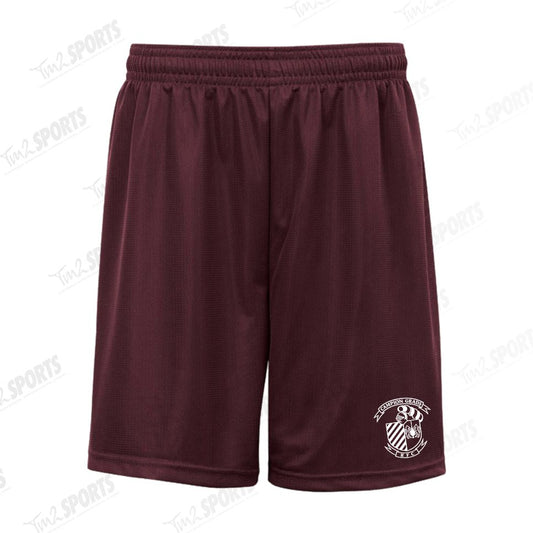 CAMP25- Mens 7" Mini Mesh Shorts - Maroon