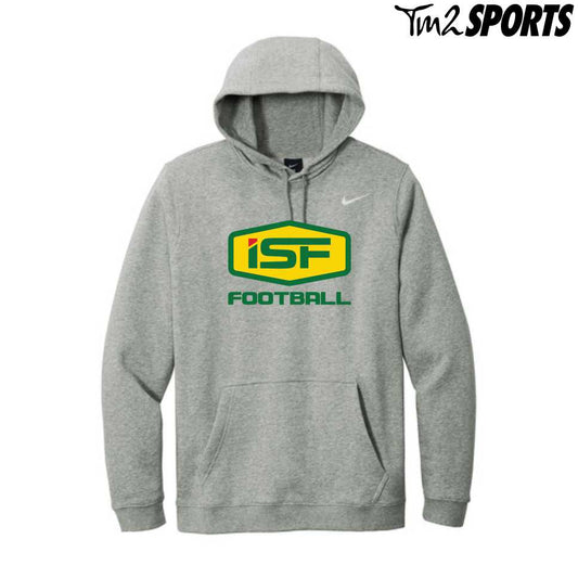 ISF2025 - Nike Club Fleece Pullover Hoodie - Grey**