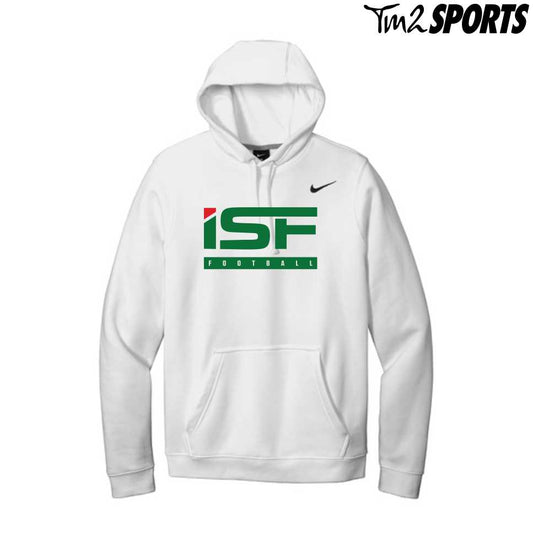 ISF2025 - Nike Club Fleece Pullover Hoodie - White**