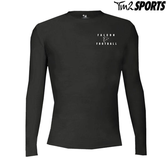 MGFB25 - Pro Compression L/S Crew - Black