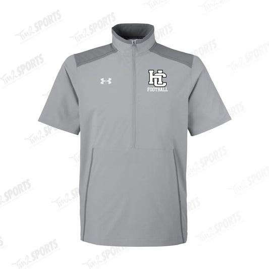 HC25 - Under Armour Motivate 3.0 Short Sleeve Half-Zip - Grey